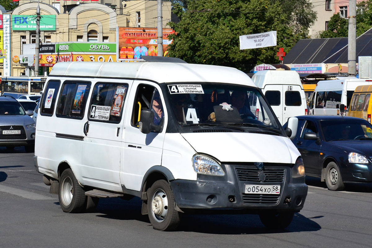 Penza region, GAZ-322132 (XTH, X96) № О 054 ХО 58