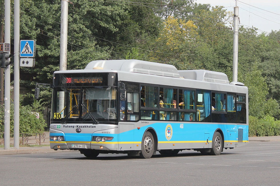 Алматы, Yutong ZK6118HGA № 468