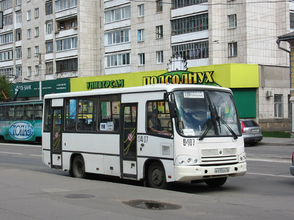 Вологодская область, ПАЗ-320402-03 № 0407