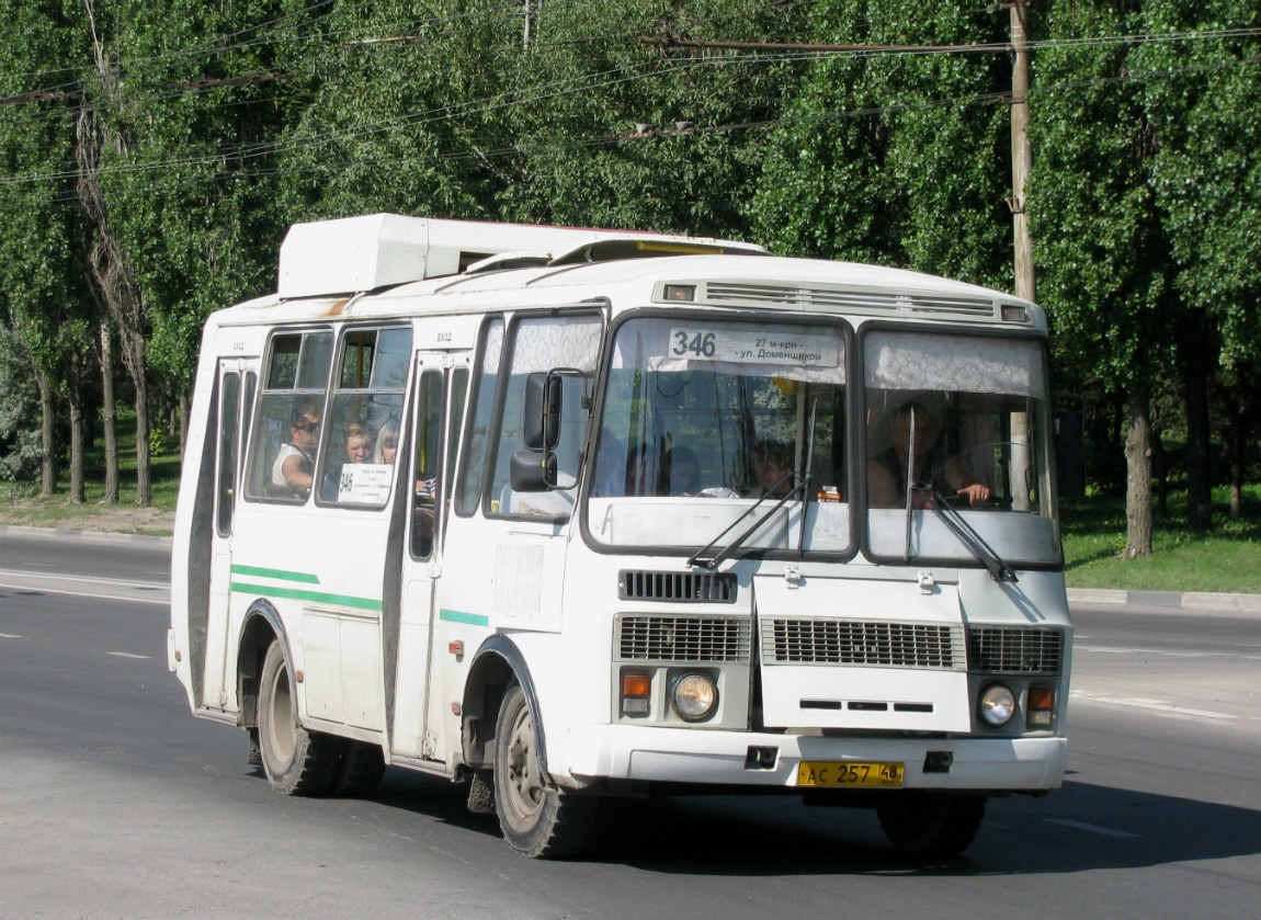 Липецкая область, ПАЗ-32054 № АС 257 48