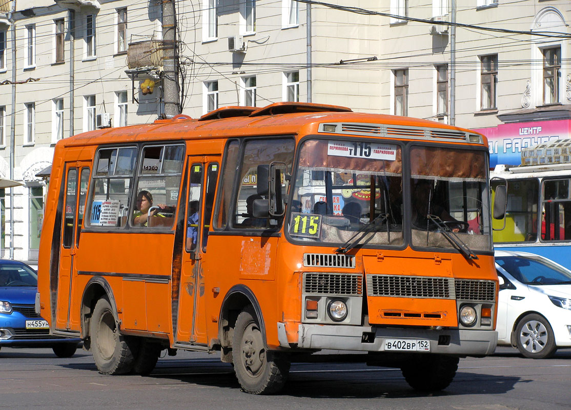 Нижегородская область, ПАЗ-32054 № В 402 ВР 152