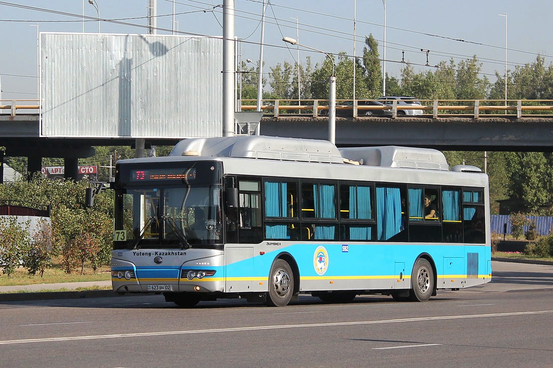 Алматы, Yutong ZK6118HGA № 592