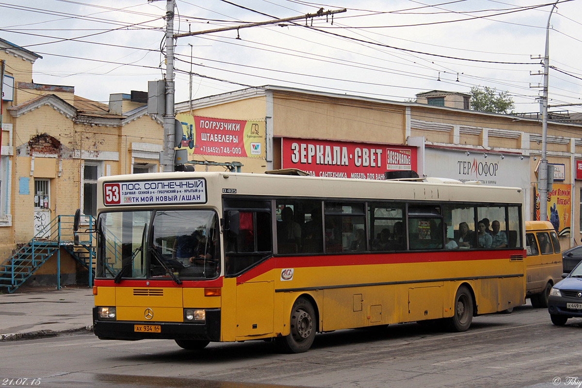 Саратовская область, Mercedes-Benz O405 № АХ 934 64