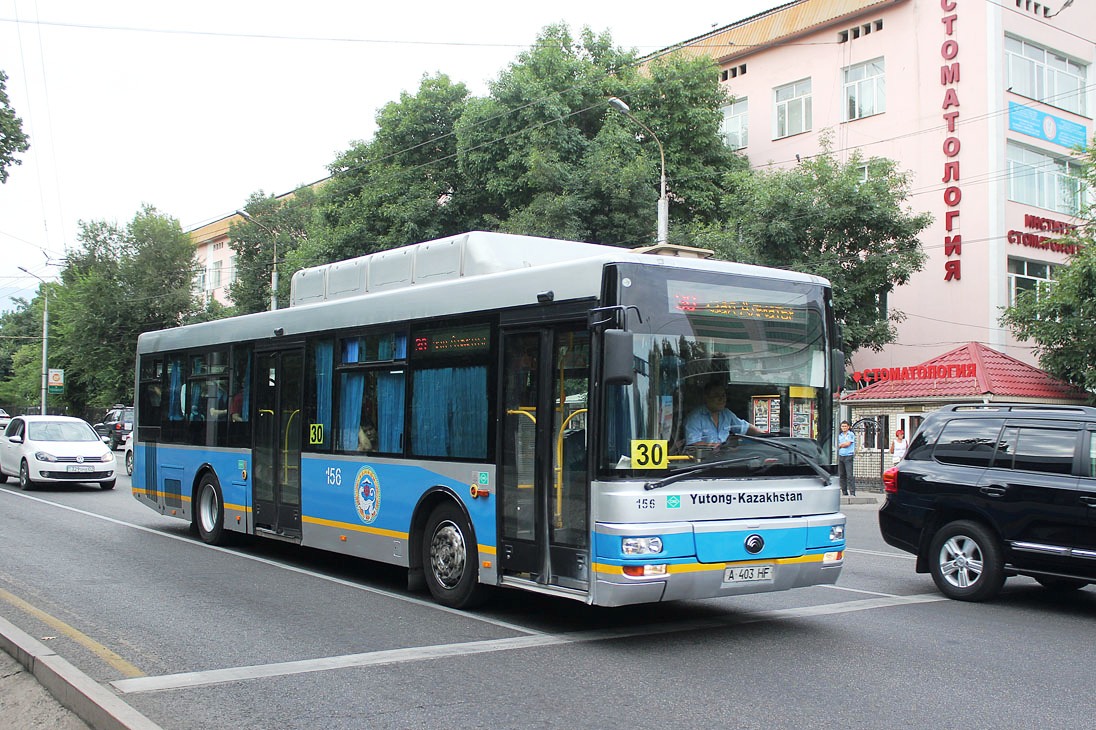 Алматы, Yutong ZK6120HGM № 156