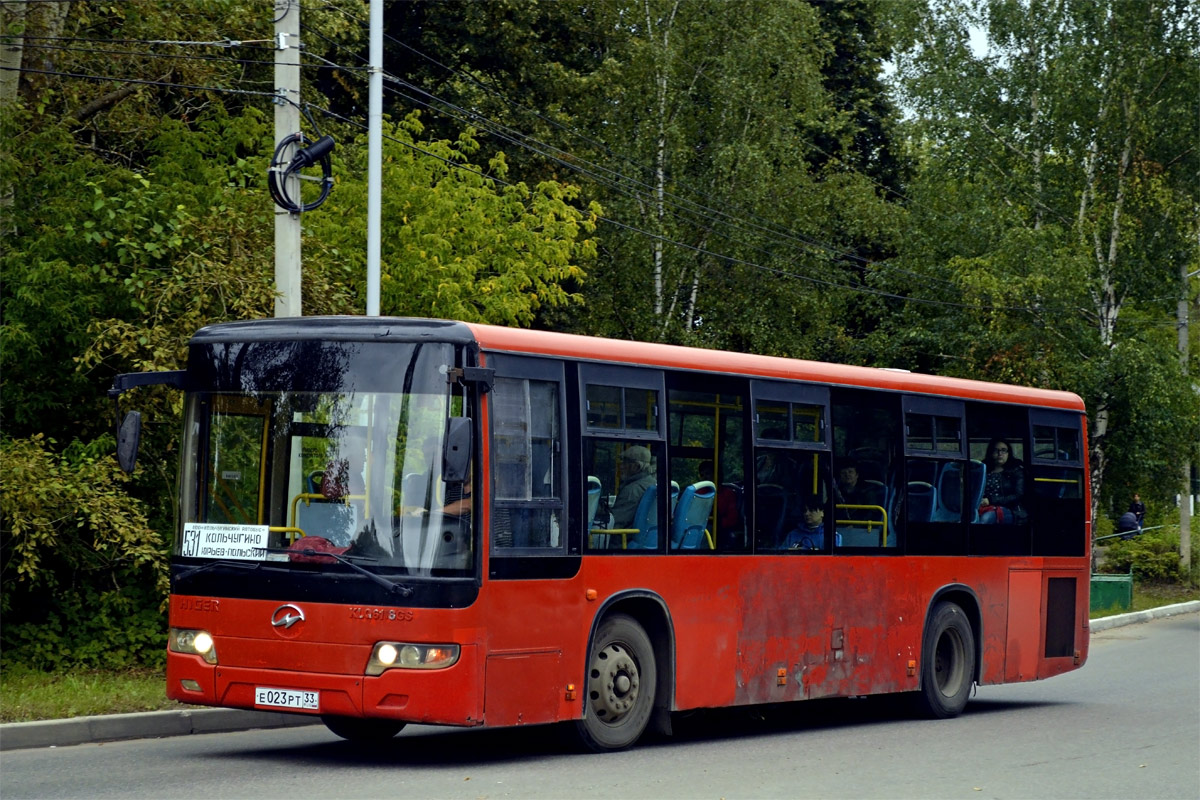 Владимирская область, Higer KLQ6118GS № Е 023 РТ 33