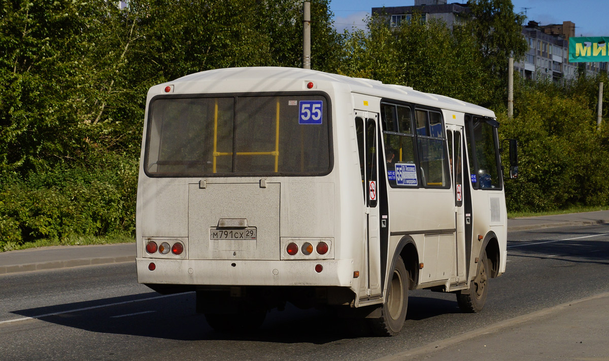 Архангельская область, ПАЗ-32054 № М 791 СХ 29