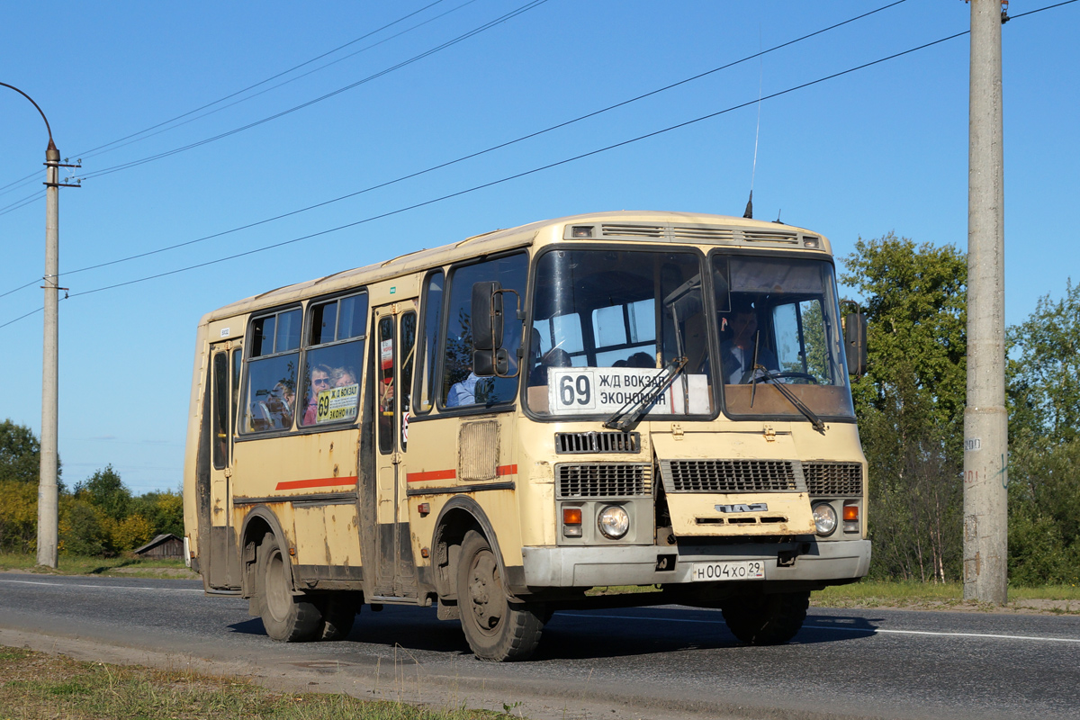 Архангельская область, ПАЗ-32054 № Н 004 ХО 29 — Фото — Автобусный транспорт