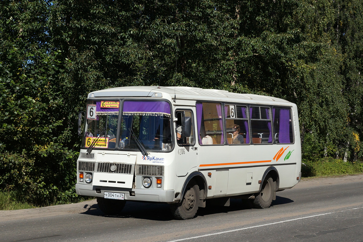 Архангельская область, ПАЗ-32054 № 4206