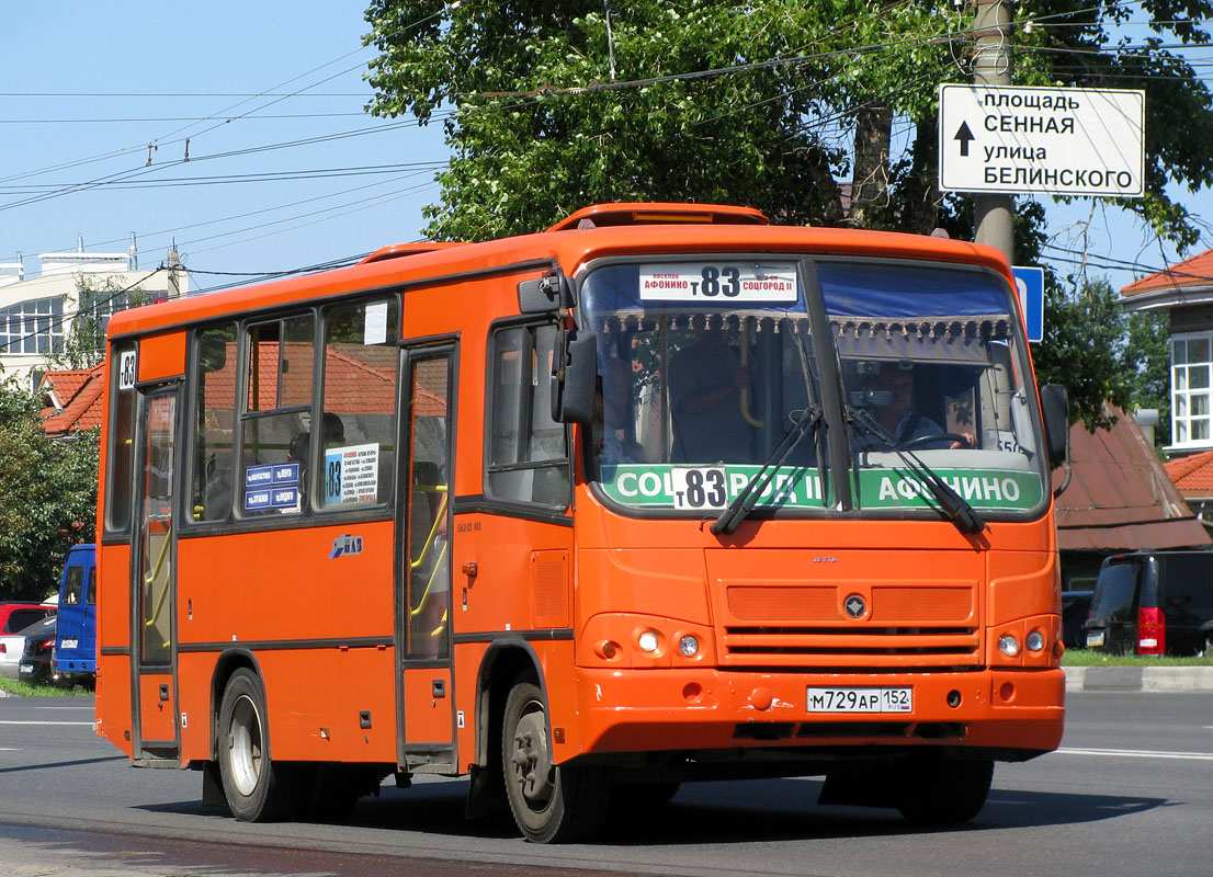 Нижегородская область, ПАЗ-320402-05 № М 729 АР 152