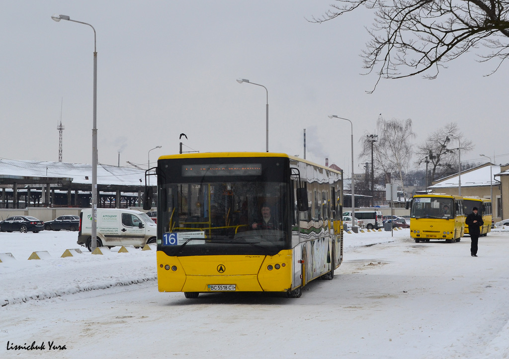Львовская область, ЛАЗ A191F0 № BC 5518 CI