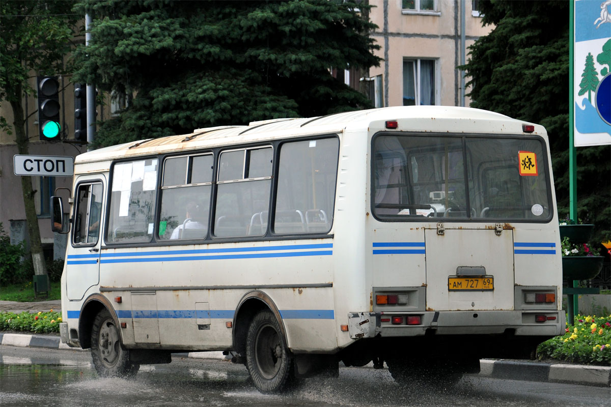 Тверская область, ПАЗ-32053 № АМ 727 69