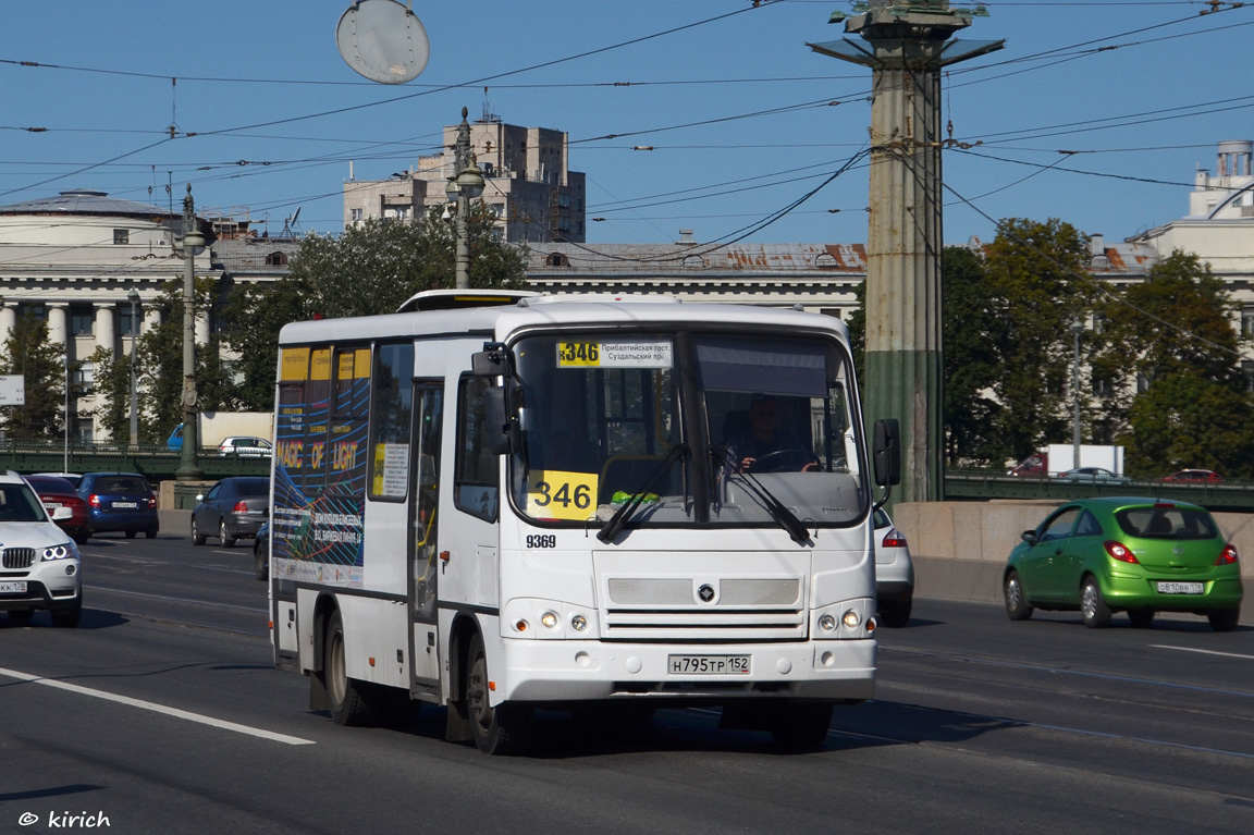 Санкт-Петербург, ПАЗ-320302-08 № 9369