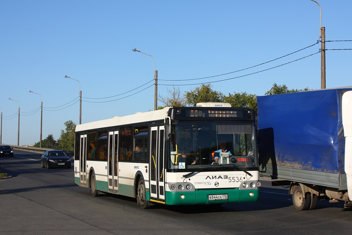 Санкт-Петербург, ЛиАЗ-5292.60 № 5536