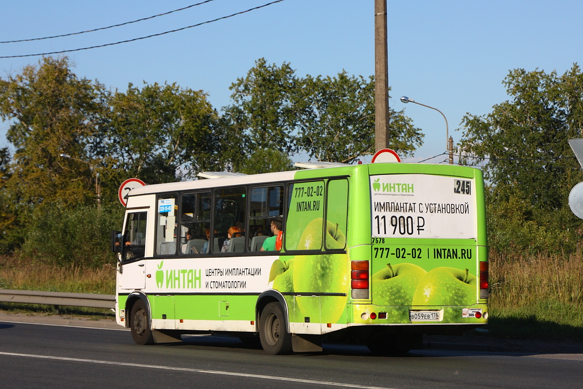 Санкт-Петербург, ПАЗ-320412-05 № 7578