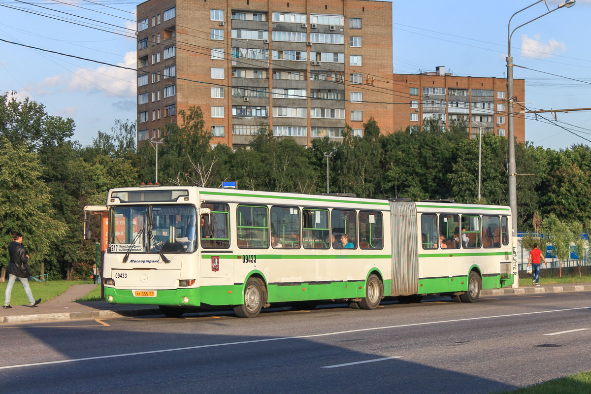 Москва, ЛиАЗ-6212.01 № 09433