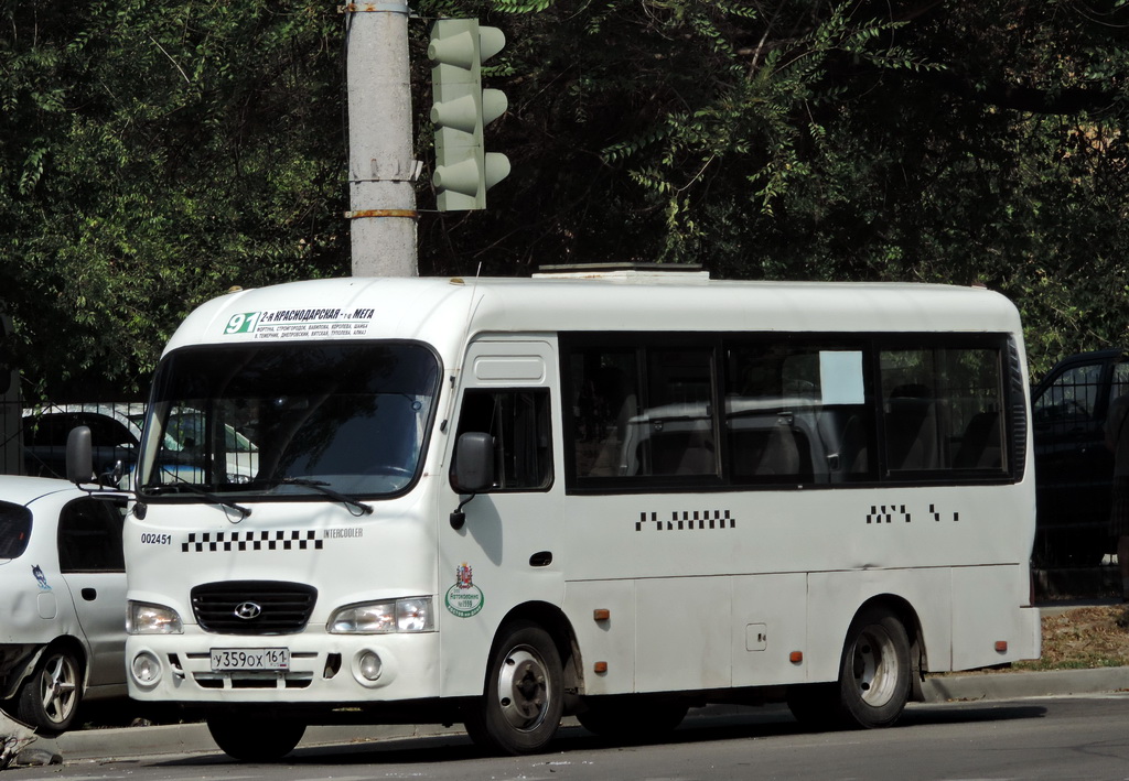 Ростовская область, Hyundai County SWB C08 (ТагАЗ) № 002451