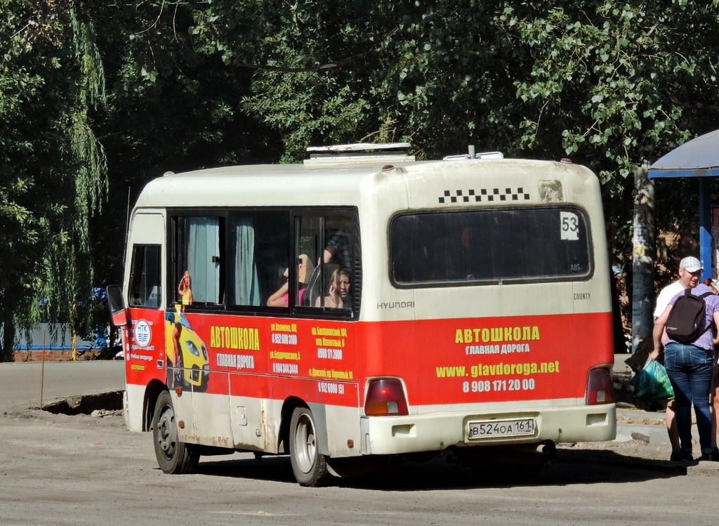 Ростовская область, Hyundai County SWB C08 (РЗГА) № В 524 ОА 161