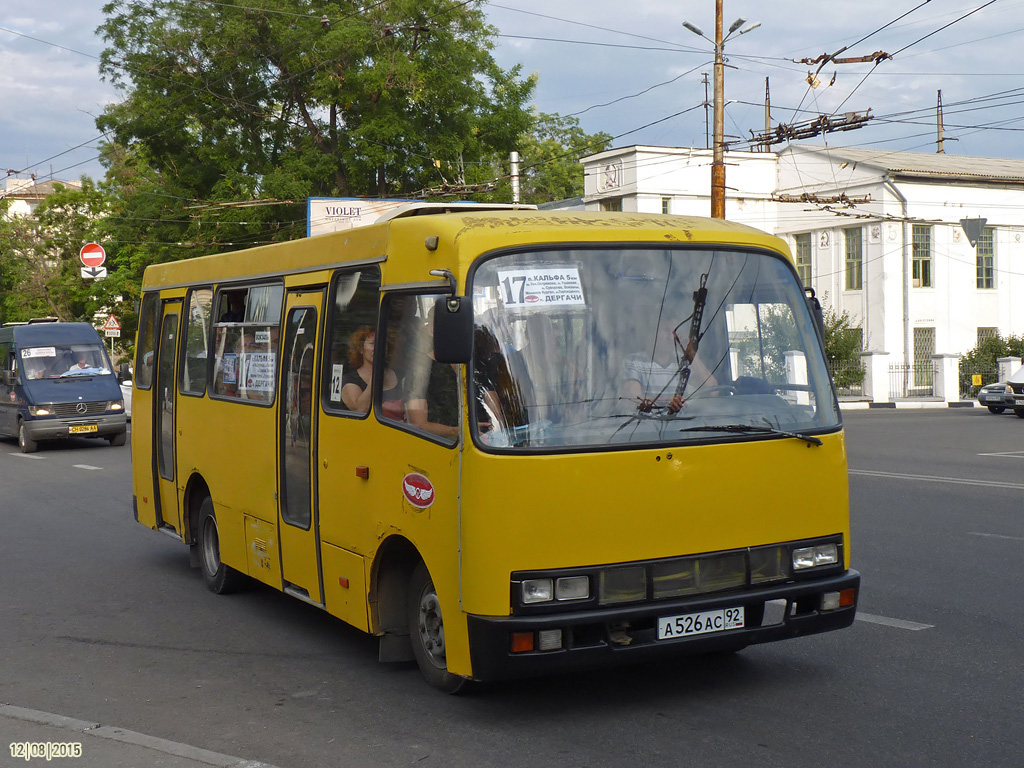 Севастополь, Богдан А091 № А 526 АС 92