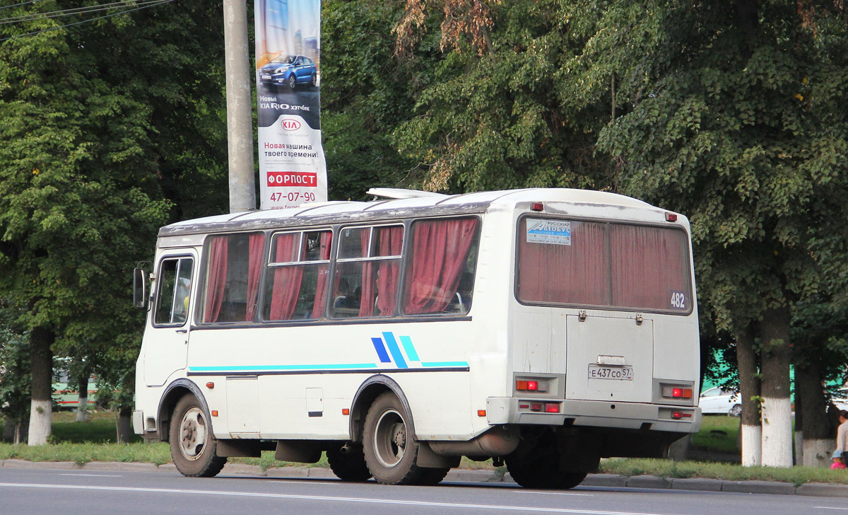 Орловская область, ПАЗ-32053 № Е 437 СО 57