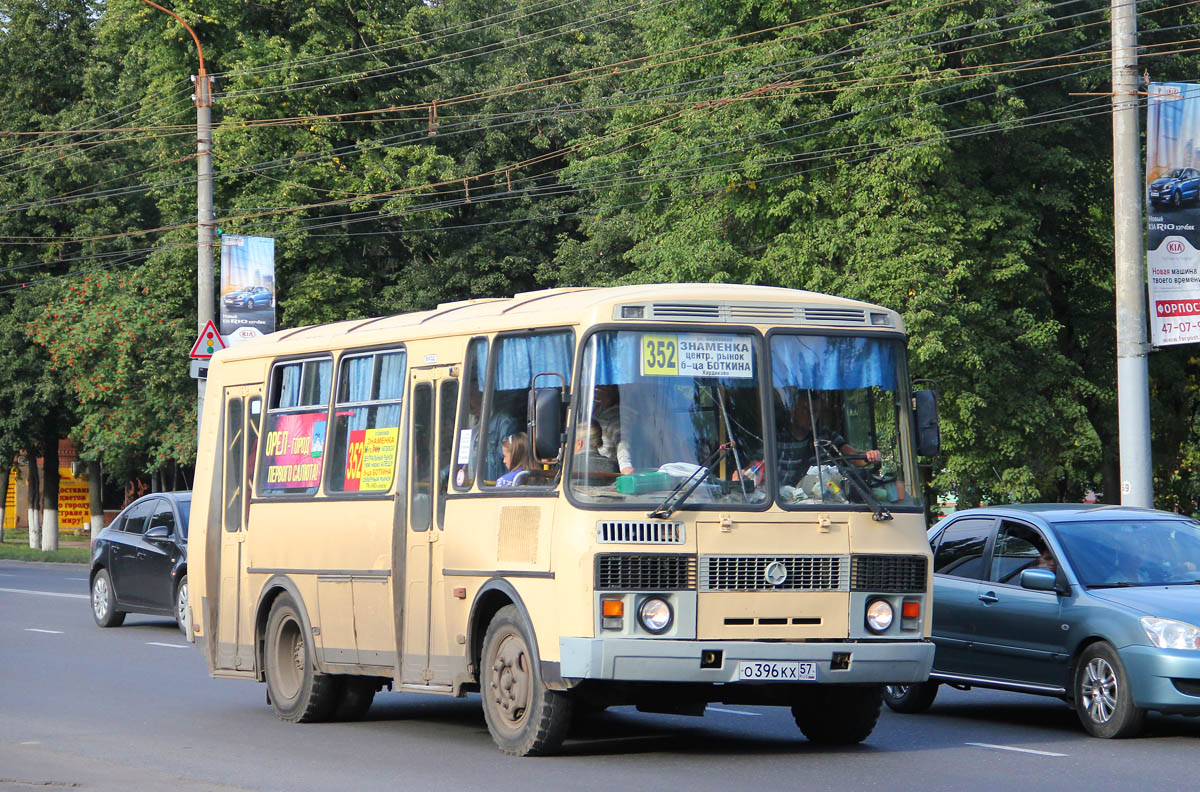 Орловская область, ПАЗ-32054-07 № О 396 КХ 57