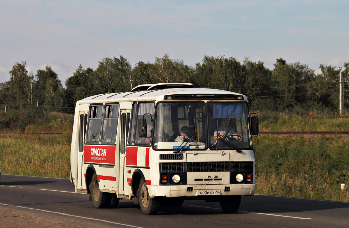 Красноярский край, ПАЗ-32054 № А 006 ХХ 24