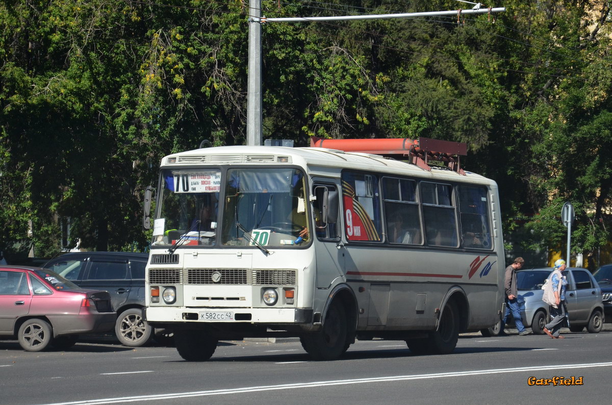 Кемеровская область - Кузбасс, ПАЗ-32054 № К 582 СС 42