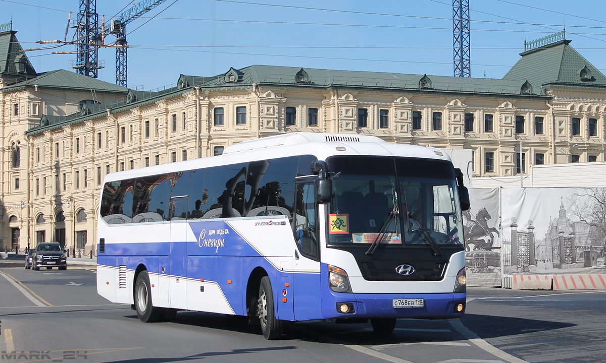 Московская область, Hyundai Universe Space Luxury № С 768 ЕВ 190