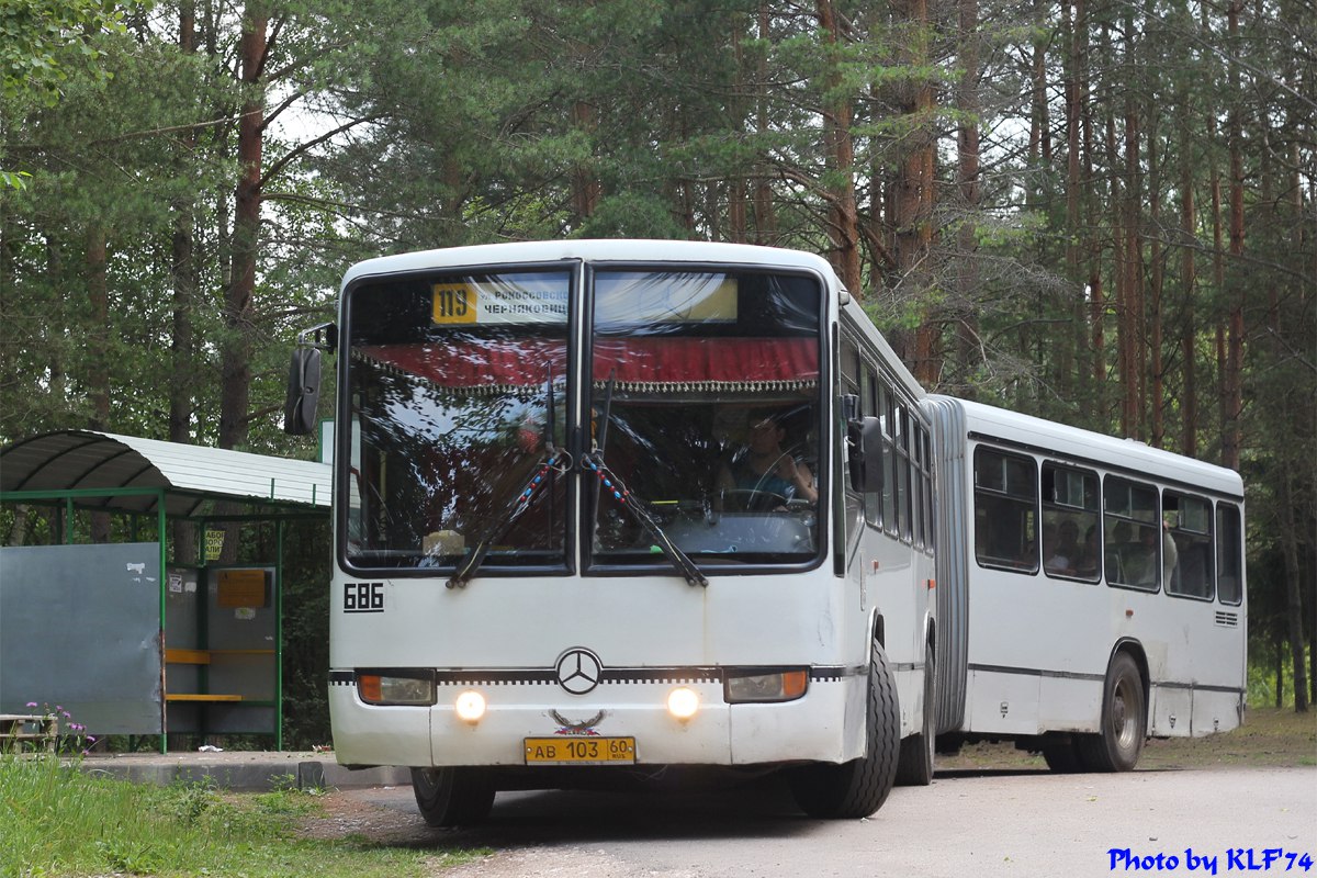 Псковская область, Mercedes-Benz O345G № 686