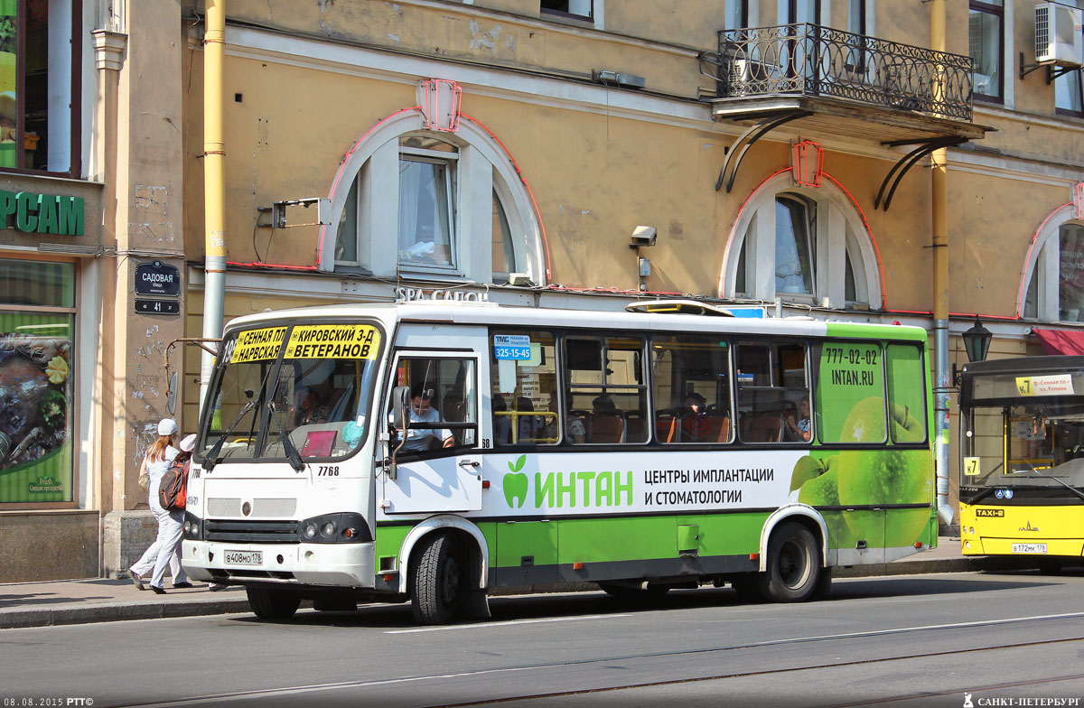 Санкт-Петербург, ПАЗ-320412-05 № 7768