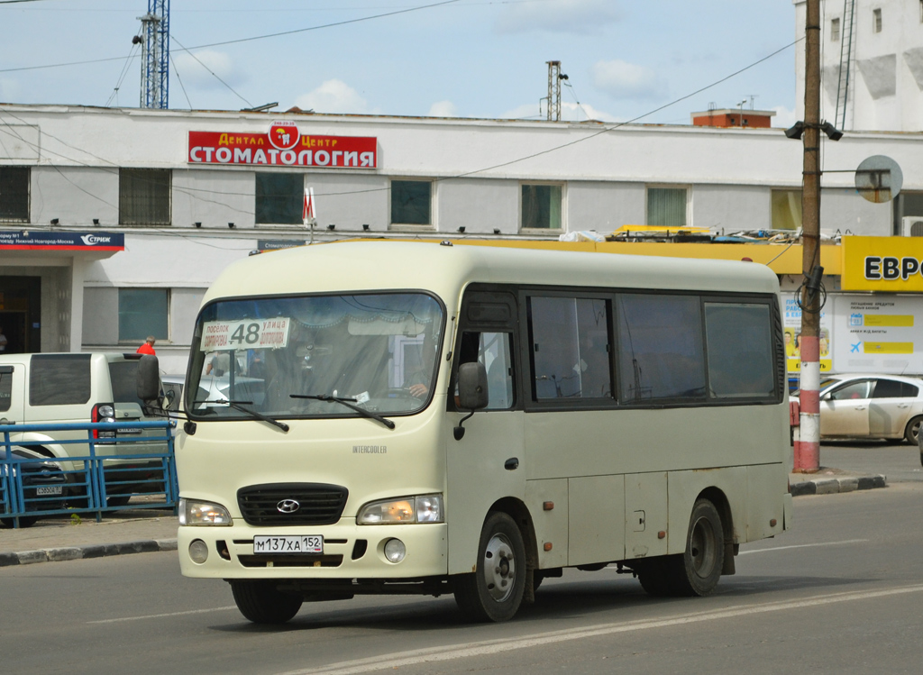 Нижегородская область, Hyundai County SWB (группа ТагАЗ) № М 137 ХА 152