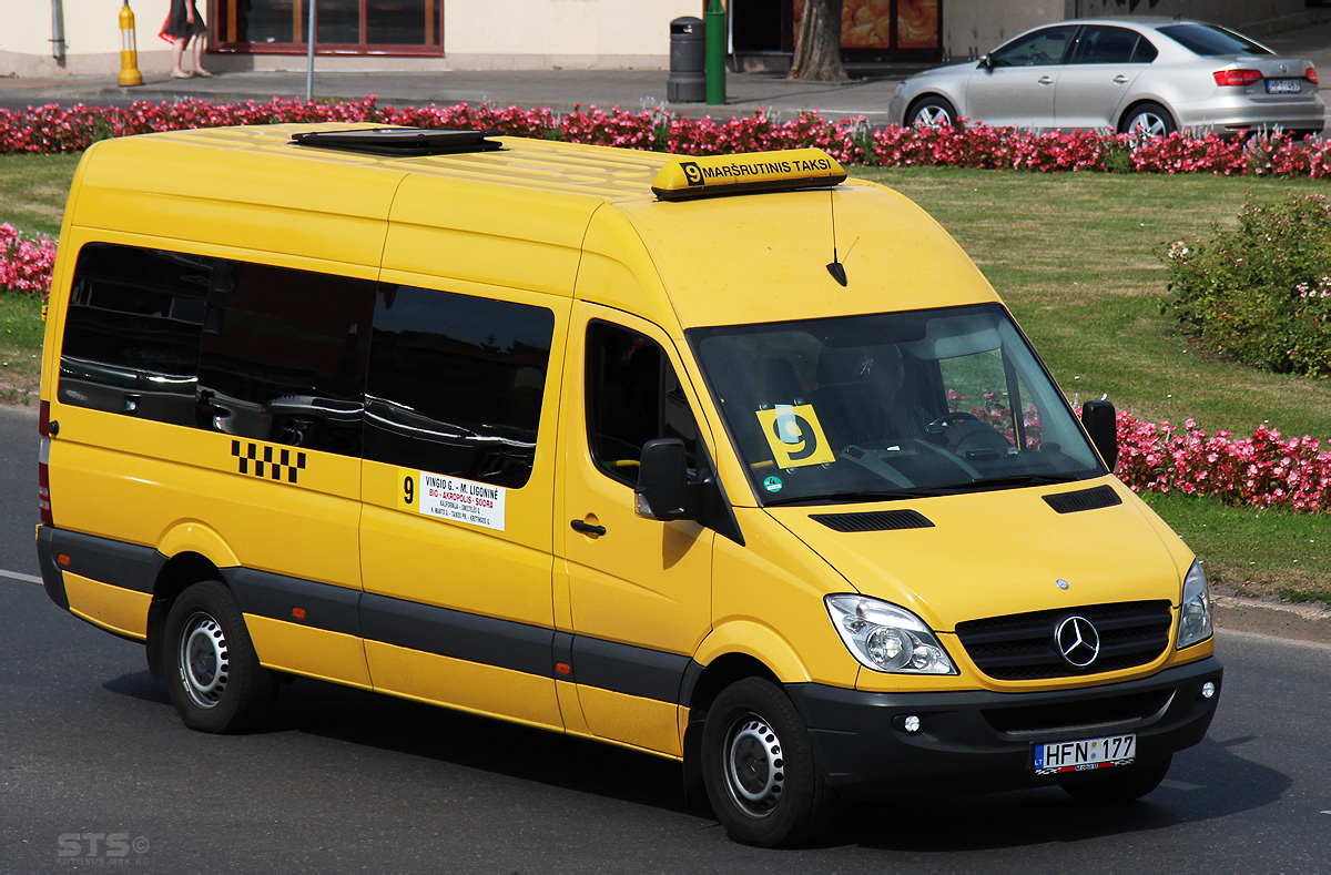 Литва, Mercedes-Benz Sprinter W906 313CDI № HFN 177