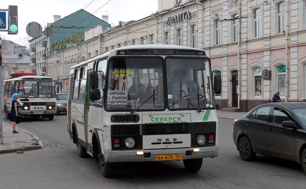 Томская область, ПАЗ-32054 № АА 675 70