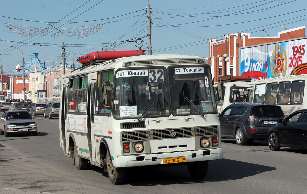 Томская область, ПАЗ-32054 № СС 105 70