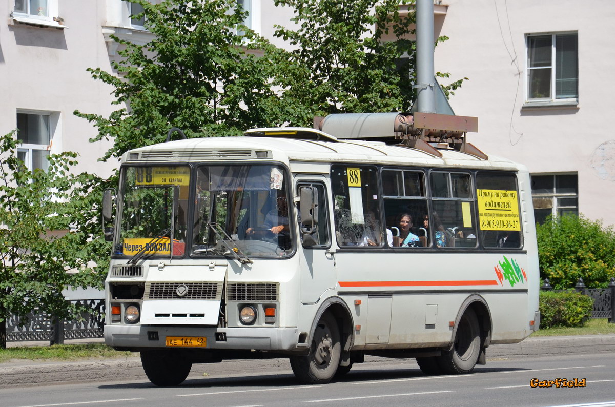 Кемеровская область - Кузбасс, ПАЗ-32054 № АЕ 144 42