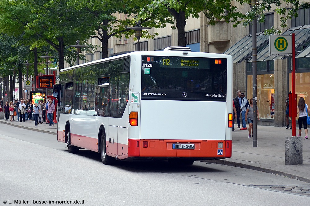 Гамбург, Mercedes-Benz O530 Citaro № 8126