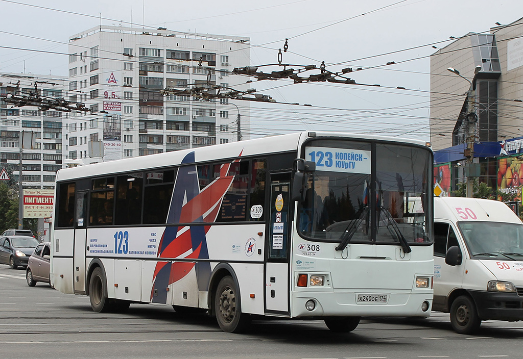 Челябинская область, ЛиАЗ-5256.58 № 308