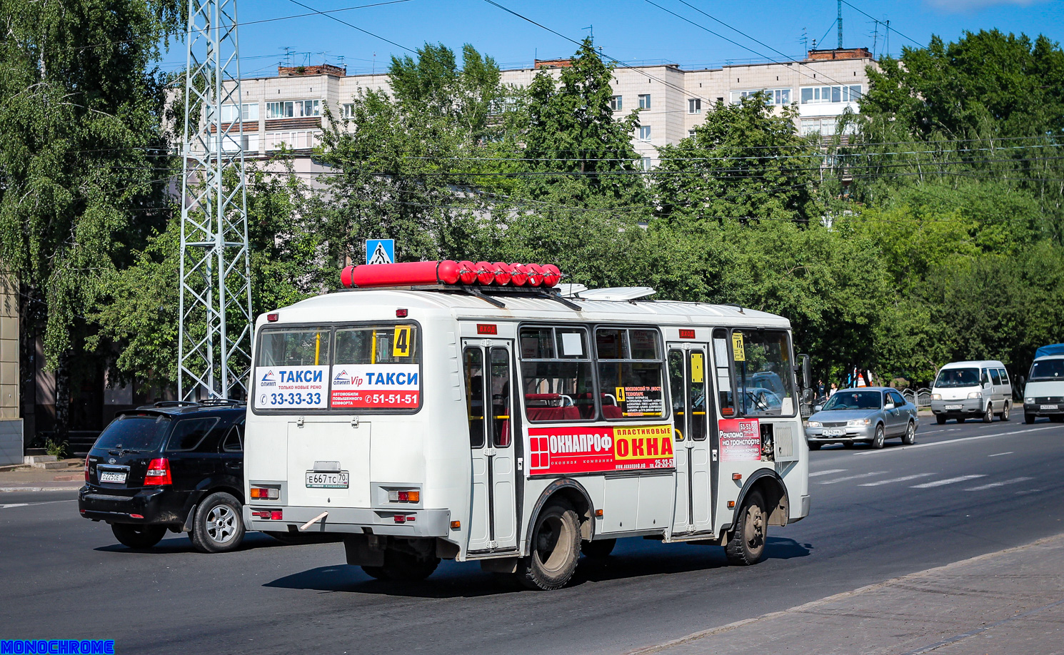 Томская область, ПАЗ-32054 № Е 667 ТС 70