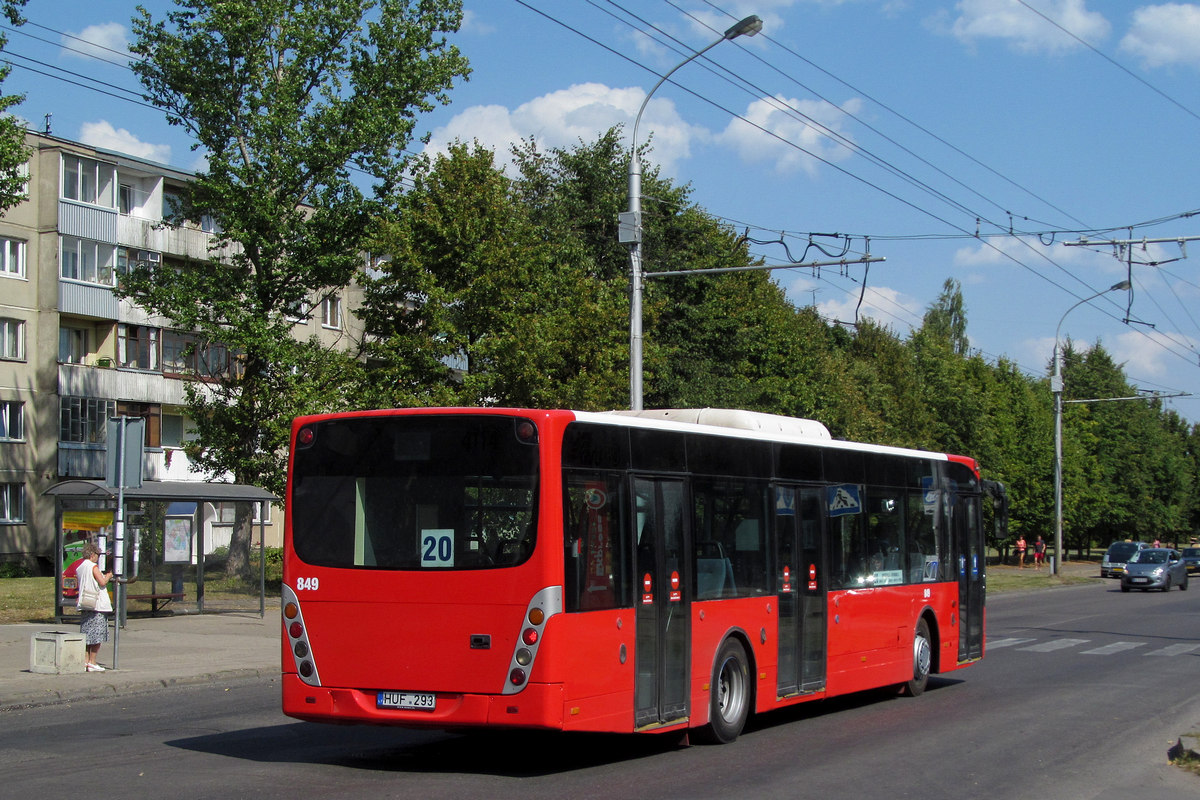 Литва, Van Hool New A330 № 849