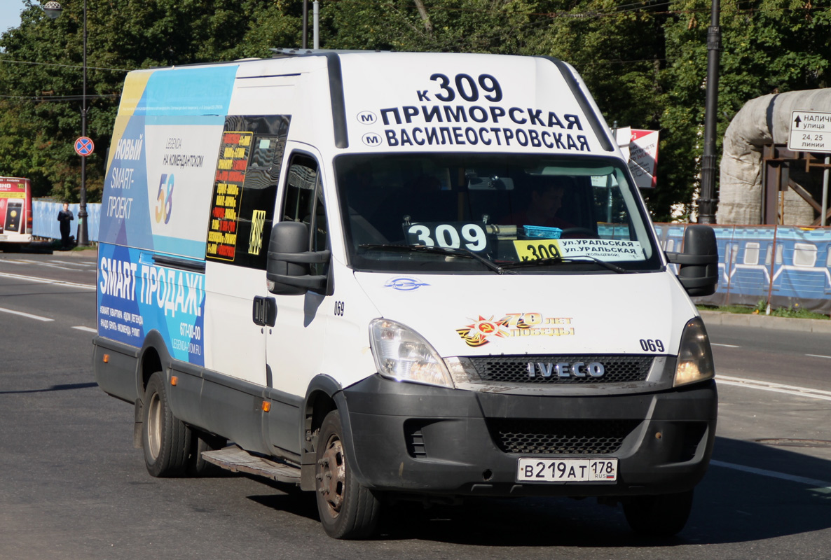 Санкт-Петербург, Нижегородец-2227UT (IVECO Daily) № 069