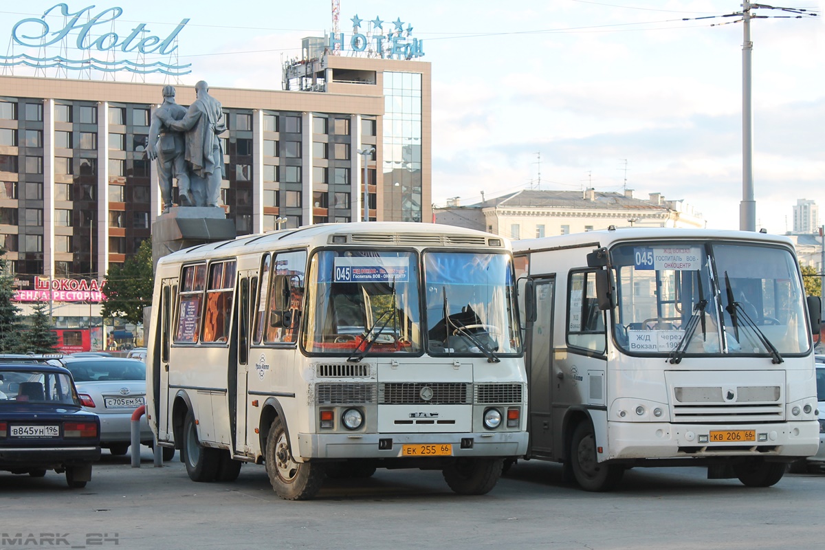 Свердловская область, ПАЗ-32054 № ЕК 255 66