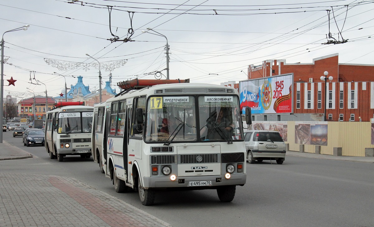 Томская область, ПАЗ-32054 № Е 495 УМ 70