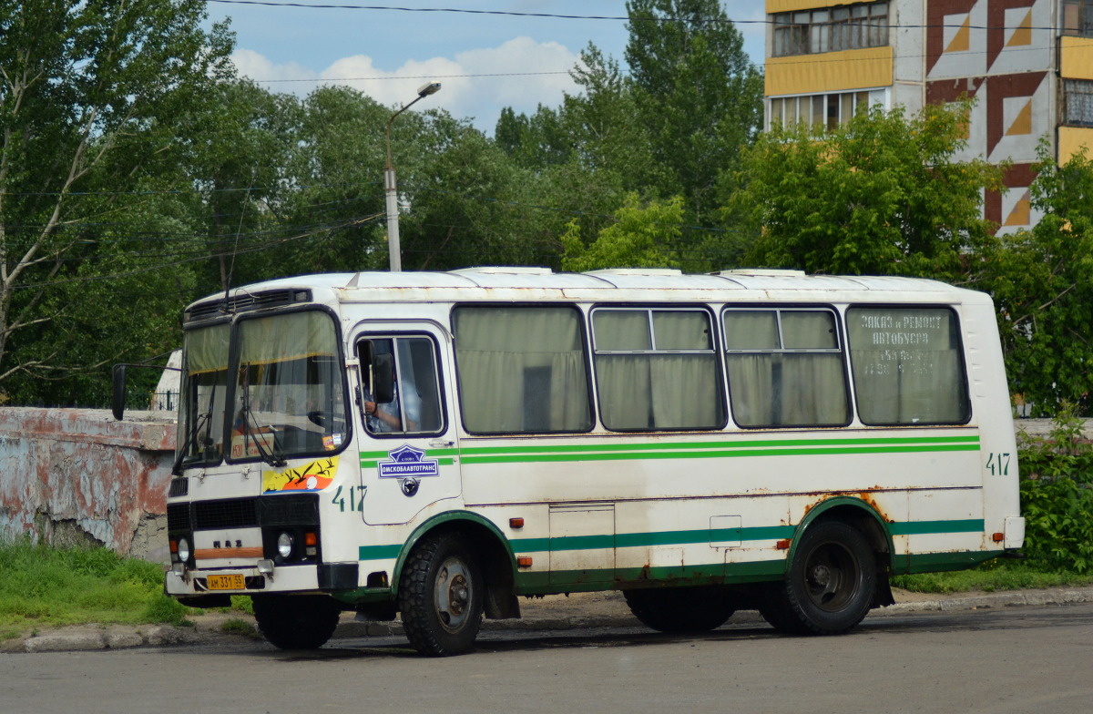 Омская область, ПАЗ-32053 № 417