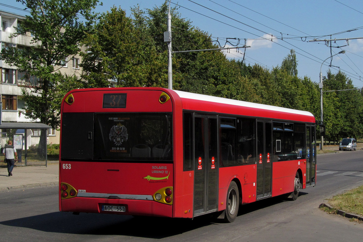 Литва, Solaris Urbino II 12 № 653