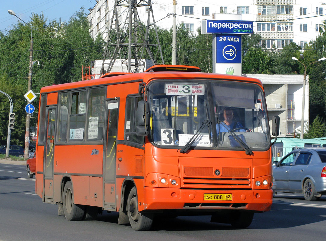 Нижегородская область, ПАЗ-320402-05 № АС 888 52