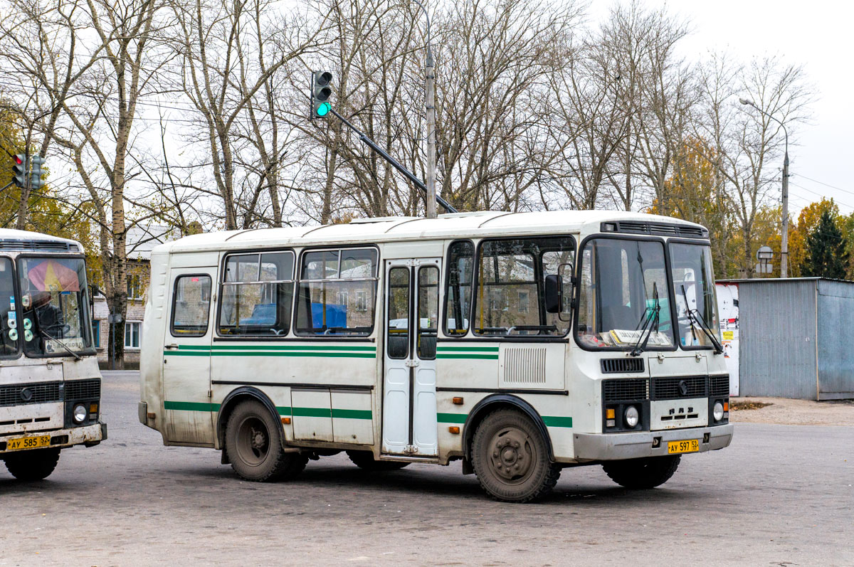 Нижегородская область, ПАЗ-32053 № АУ 597 52