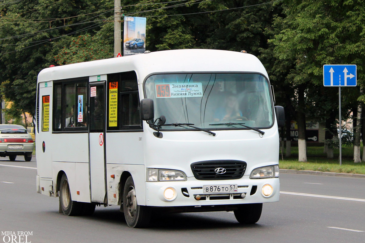 Oryol region, Hyundai County SWB C06 (ТагАЗ) # В 876 ТО 57