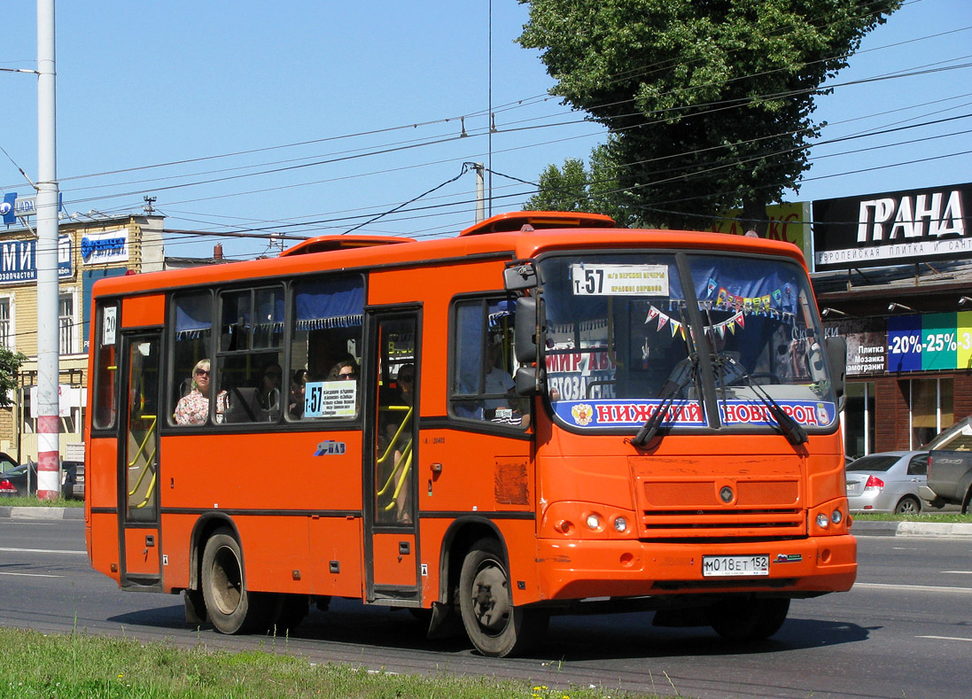 Нижегородская область, ПАЗ-320402-05 № М 018 ЕТ 152