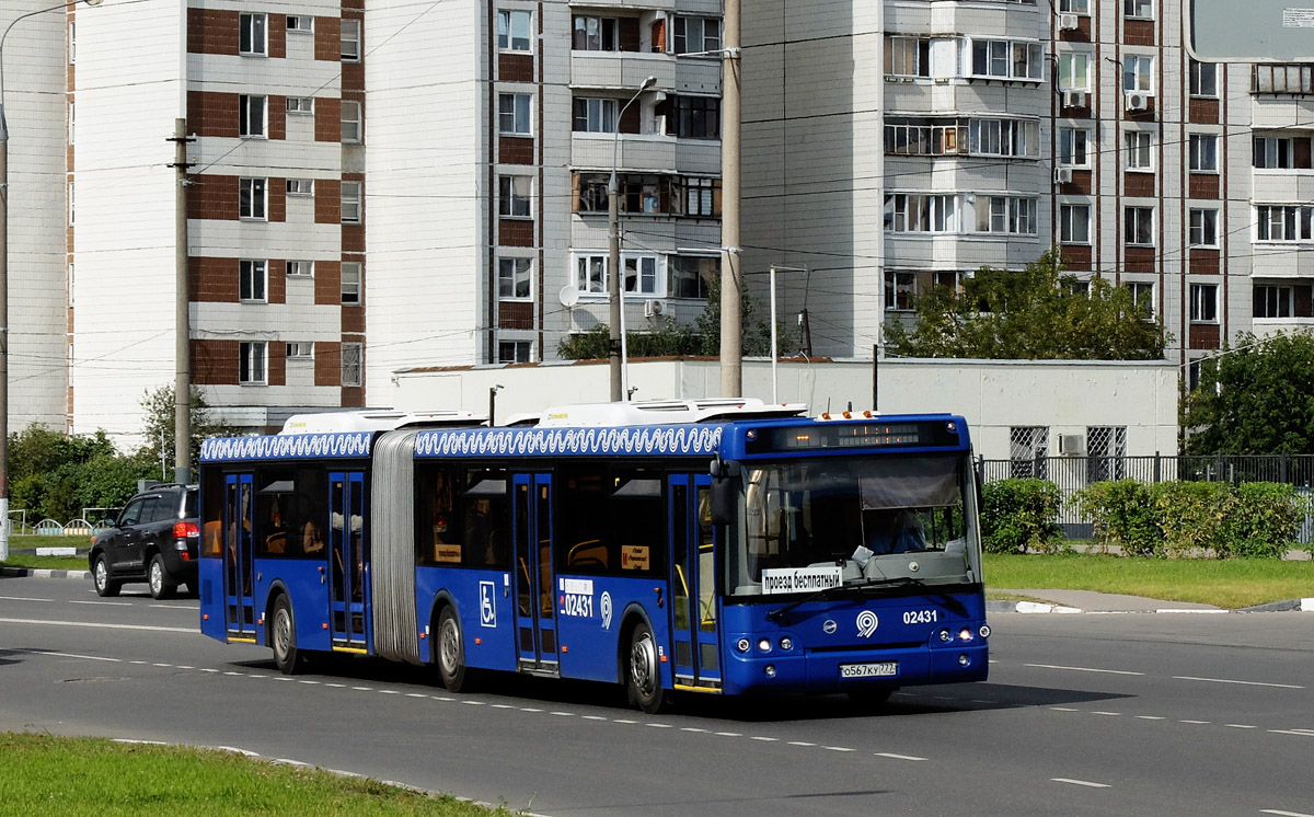 Москва, ЛиАЗ-6213.22 № 02431