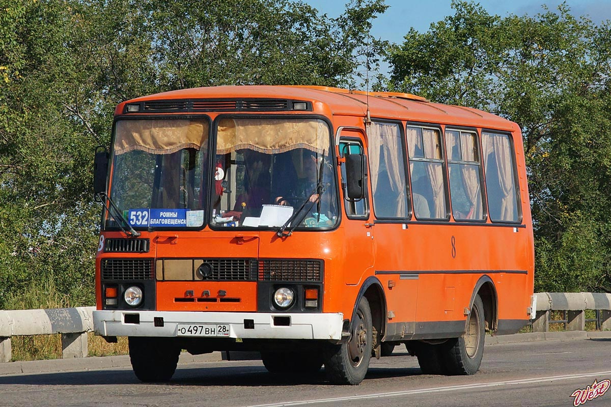 Амурская область, ПАЗ-3205-110 № 8