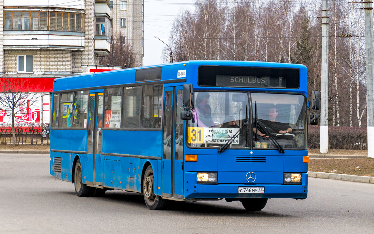 Владимирская область, Mercedes-Benz O405 № С 746 ММ 33